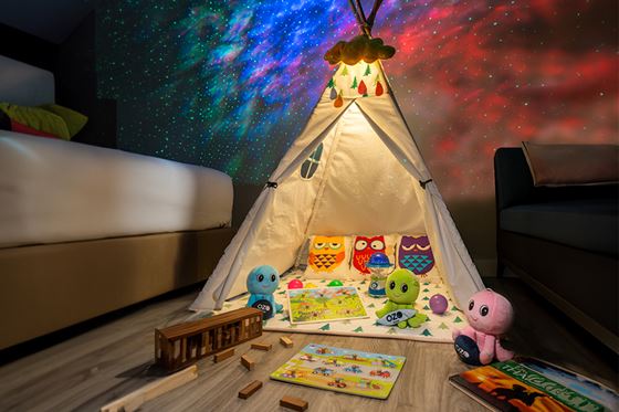 In-Room Camping Fun - OZO Phuket